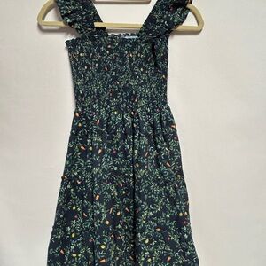 Floral Navy Kids Dress Hill House 11/12 year